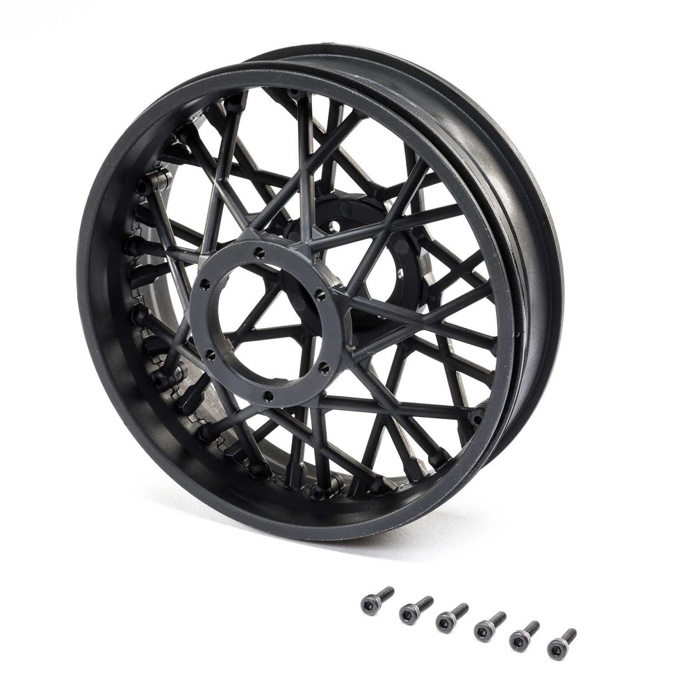 Losi los46001 Rear Wheel Set Black Promoto-MX