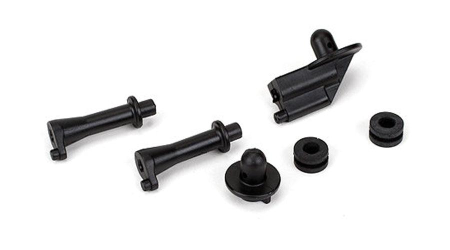 Losi LOSA4424 Body Posts w/ Tank Mounts 8ight B 8ight T 8ight-E 4wd