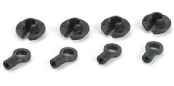 Losi LOSA5079 Shock Ends & Cups (4) Night Crawler 2.0 XXX-SCB XXX-SCT