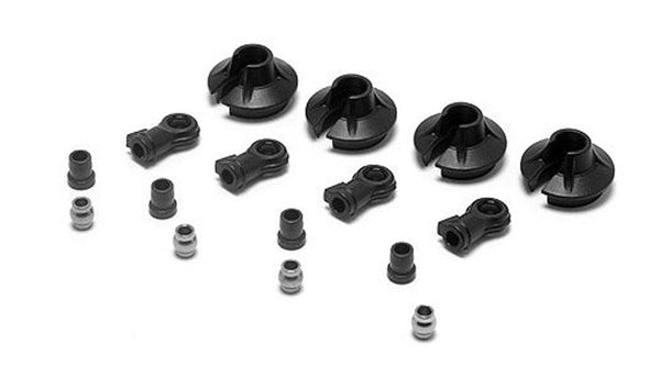 Losi LOSA5435 15mm Shock End Cup & Bushing Set 8ight B 2.0 8ight-E 4wd