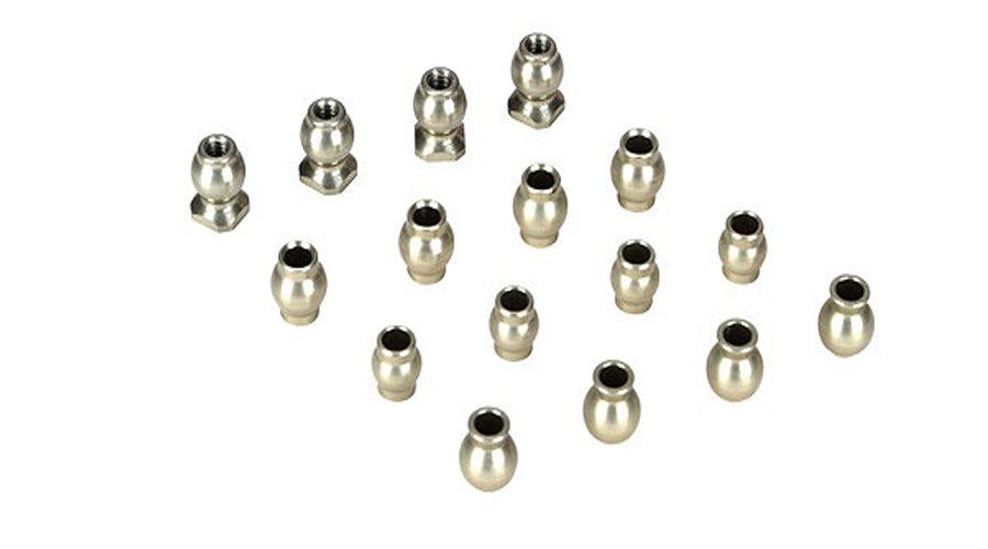 Losi LOSB2187 Hard Anodized Pivot Ball Set (16) TEN-T 810 TEN-SCTE