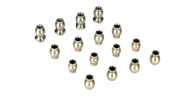 Losi LOSB2187 Hard Anodized Pivot Ball Set (16) TEN-T 810 TEN-SCTE
