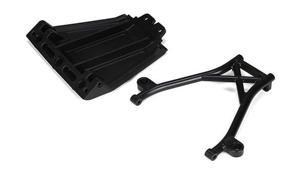 Losi LOSB2574 Front Skid Plate, Bumper Brace & Spacers: 5IVE-T