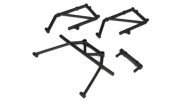 Losi LOSB2580 Rear Cage Mount & Fender Brace Set (4): 5IVE-T