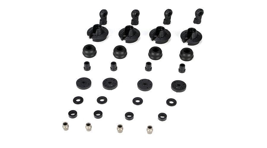 Losi LOSB2855 Shock Plastics And Balls (4) 5IVE-T