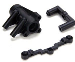 Losi LOSB3012 Center Transmission Case and Supports Night Crawler