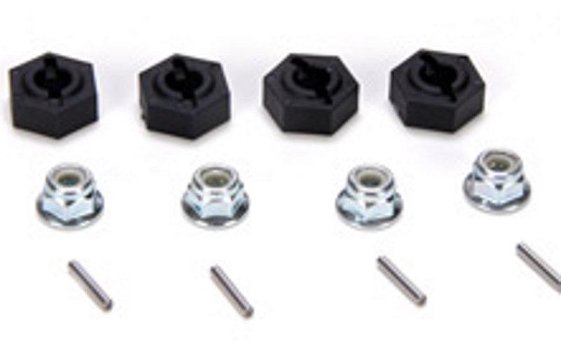 Losi LOSB3525 12mm Molded Hex Set Night Crawler / 2.0