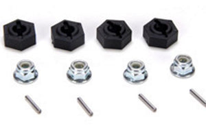 Losi LOSB3525 12mm Molded Hex Set Night Crawler / 2.0