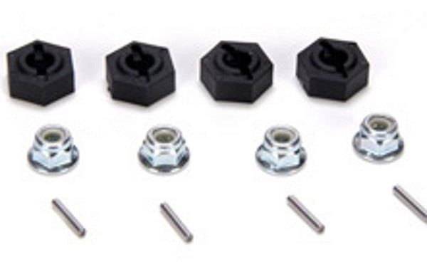 Losi LOSB3525 12mm Molded Hex Set Night Crawler / 2.0