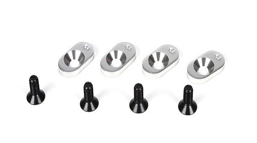 Losi LOSB5801 Engine Mount Inserts & Screws, 19T (4): 5IVE-T