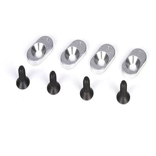 Losi LOSB5802 Engine Mount Inserts & Screws / 20T (4) / 5IVE-T