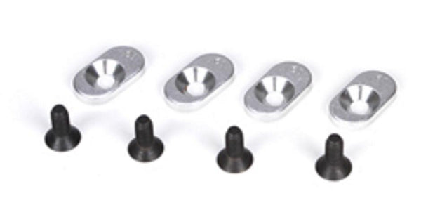 Losi LOSB5805 Engine Mount Inserts & Screws 18/58 (4) 5ive-T Mini Wrc