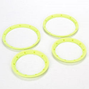 Losi LOSB7037 Beadlock Set Inner & Outer Yellow (2) 5ive-T