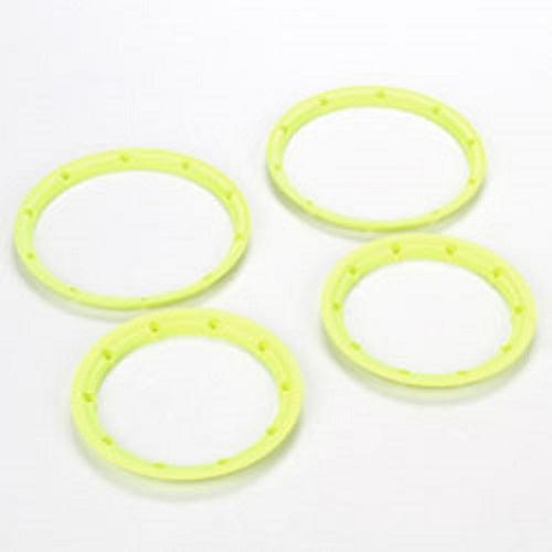 Losi LOSB7037 Beadlock Set Inner & Outer Yellow (2) 5ive-T