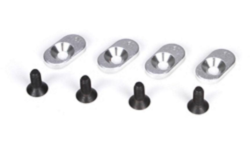 Losi LOSB5804 Engine Mount Inserts & Screws 19.5/58 (4) 5ive-T Mini Wrc