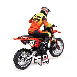 LOSI LOS06000T1 1/4 Promoto-MX Motorcycle RTR, FXR, Red
