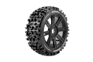 Louise R/C B-Pioneer 1/8 Off-Road Buggy Tires, 17mm Hex, Mounted on