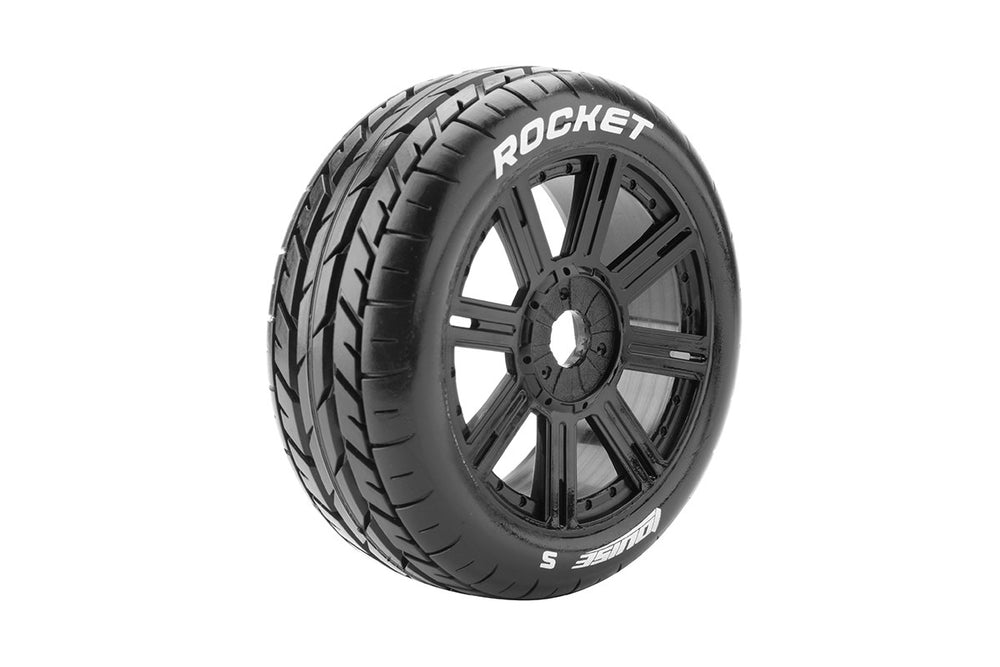 Louise R/C B-Rocket 1/8 Off-Road Buggy Tires, 17mm Hex, Mounted on