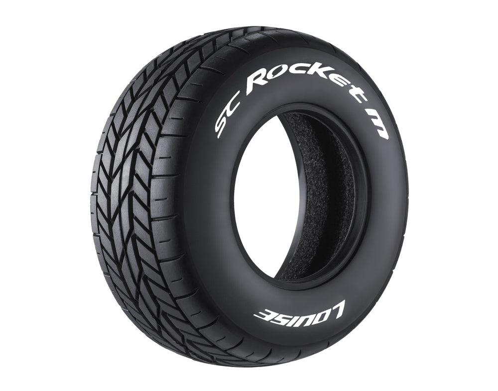 Louise R/C SC-Rocket M Oval Track 1/10 Short Course Tires, Unmounted