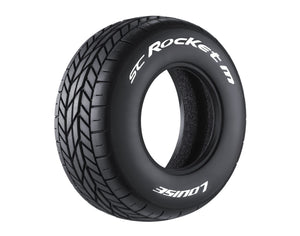 Louise R/C SC-Rocket M Oval Track 1/10 Short Course Tires, Unmounted