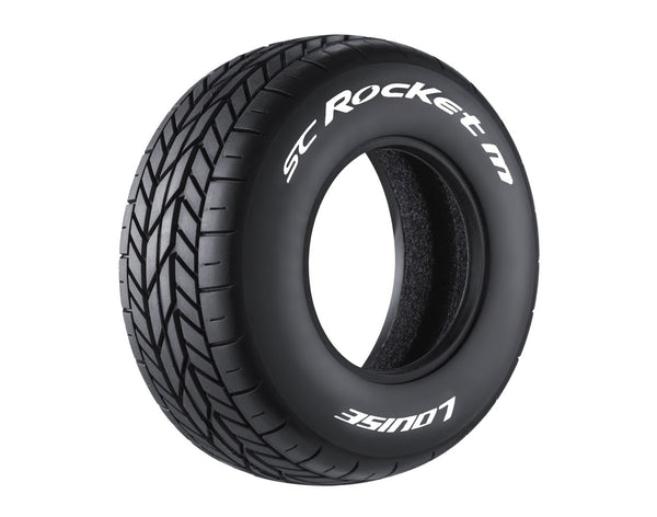 Louise R/C SC-Rocket M Oval Track 1/10 Short Course Tires, Unmounted