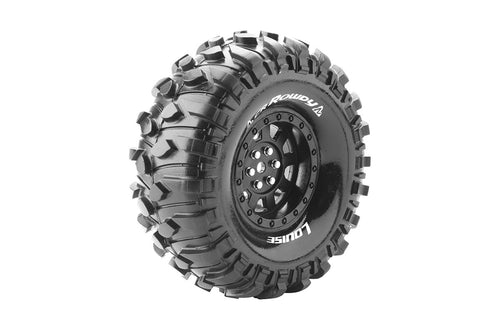 Louise R/C CR-Rowdy 1/10 1.9" Crawler Tires, 12mm Hex, Super Soft,