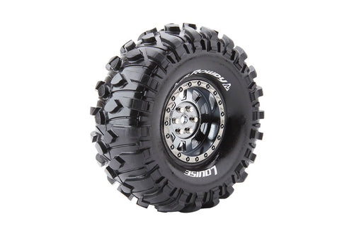 Louise R/C CR-Rowdy 1/10 1.9" Crawler Tires, 12mm Hex, Super Soft,