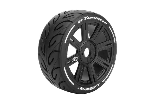 Louise R/C MFT GT-Tarmac 1/8 GT Tires, 17mm Hex, Soft, Mounted on