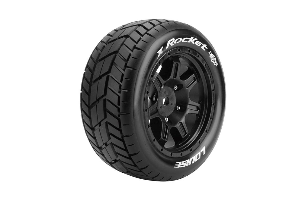 Louise R/C MFT X-Rocket X-MAXX Sport Monster Truck Tires, 24mm Hex,