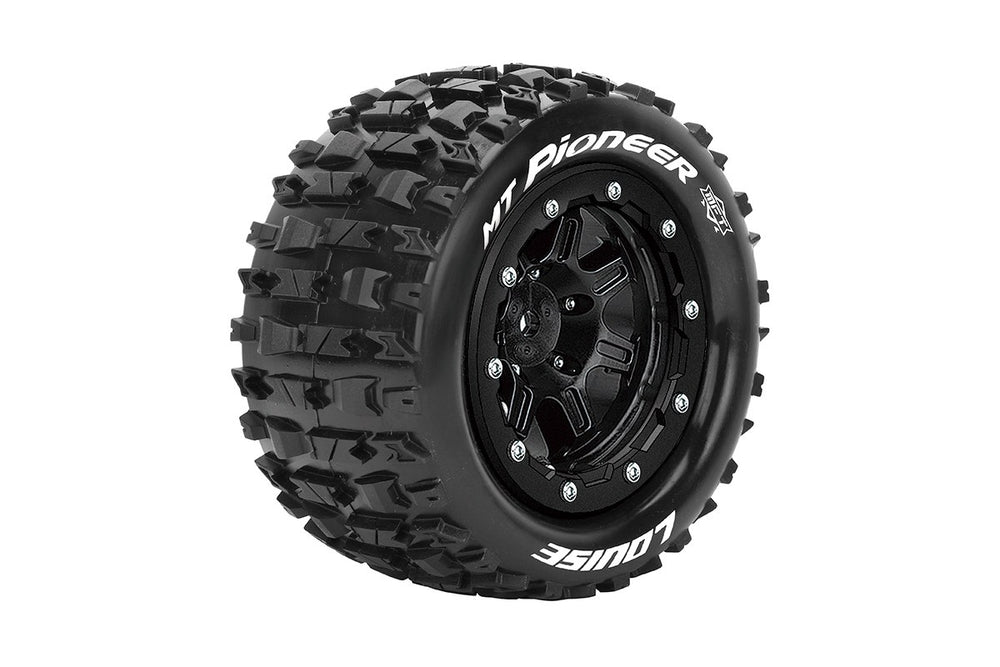 Louise R/C MFT MT-Pioneer 1/10 Monster Truck Tires, 1/2" Offset, 17mm