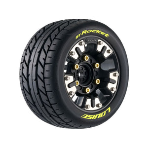 Louise R/C ST-Rocket Soft Mounted Tires, 0" & 1/2" Offset, Removable