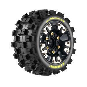 Louise R/C ST-MCross Soft Mounted Tires, 0" & 1/2" Offset, Removable