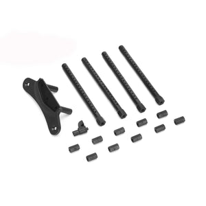 Louise R/C Front Bumper Hold and Body Mount, for T410 Drift