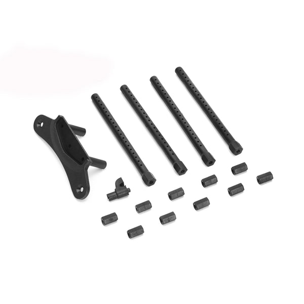 Louise R/C Front Bumper Hold and Body Mount, for T410 Drift