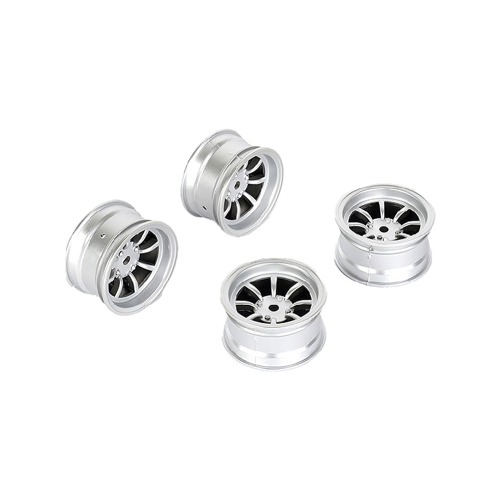 8 Spoke Wheel +4mm (Silver), for LMX