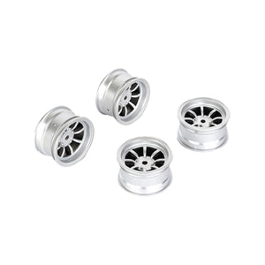 8 Spoke Wheel +4mm (Silver), for LMX