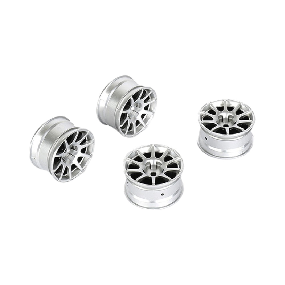 10 Spoke Wheel +4mm (Silver), for LMX