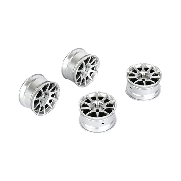 10 Spoke Wheel +4mm (Silver), for LMX