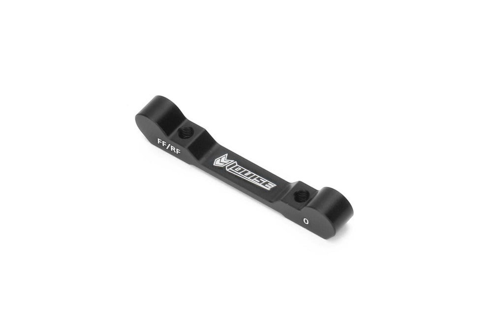 Louise R/C Pivot Block Toe in 0 Degree (Aluminum), Fits T410 Drift