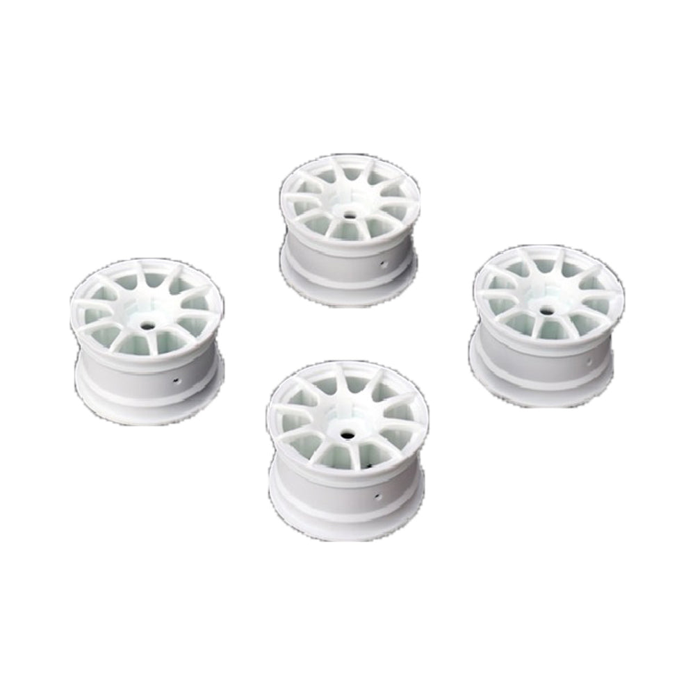 10 Spoke Wheel +1mm (White), Fits LMX