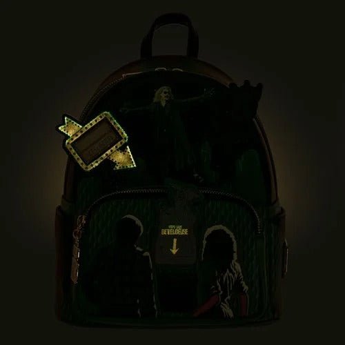 ToyShnip Loungefly Beetlejuice Graveyard Glow-in-the-Dark Mini-Backpack - Entertainment Earth Exclusive — Backpacks