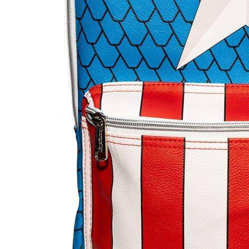ToyShnip Loungefly Captain America Cosplay Backpack with Pin Set - Entertainment Earth Exclusive — Backpacks