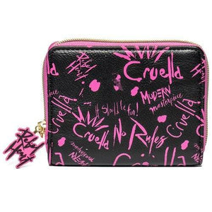ToyShnip Loungefly Cruella Graffiti Zip-Around Wallet - Entertainment Earth Exclusive — Backpacks