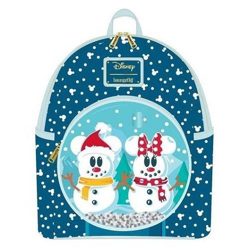 ToyShnip Loungefly Disney Minnie & Mickey Mouse Snow Globe Mini-Backpack — Backpacks