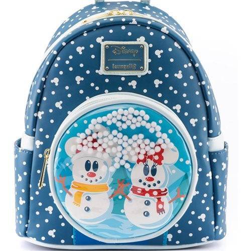 ToyShnip Loungefly Disney Minnie & Mickey Mouse Snow Globe Mini-Backpack — Backpacks