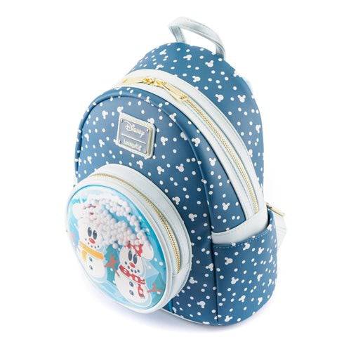 ToyShnip Loungefly Disney Minnie & Mickey Mouse Snow Globe Mini-Backpack — Backpacks