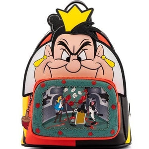 ToyShnip Loungefly Disney Villains Scene Series Queen of Hearts Mini Backpack — Backpacks