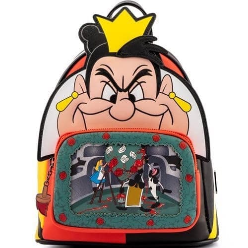 ToyShnip Loungefly Disney Villains Scene Series Queen of Hearts Mini Backpack — Backpacks