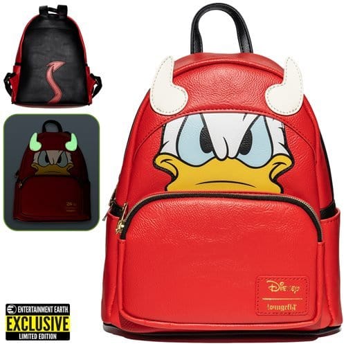 ToyShnip Loungefly Donald Duck Devil Donald Cosplay Mini-Backpack - Entertainment Earth Exclusive — Backpacks