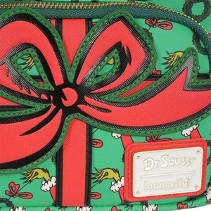 ToyShnip Loungefly How the Grinch Stole Christmas Grinch Christmas Present Mini-Backpack - Entertainment Earth Exclusive —